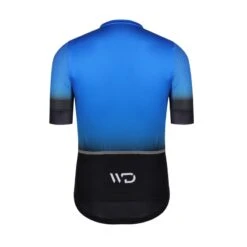 Maillot Vélo PERFORMANCE Noir/bleu -Vélo Mania maillot velo performance noirbleu 1