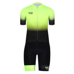 Maillot Velo PERFORMANCE Noir/jaune -Vélo Mania maillot velo performance noirjaune 2