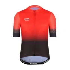 Maillot Velo PERFORMANCE Noir/rouge