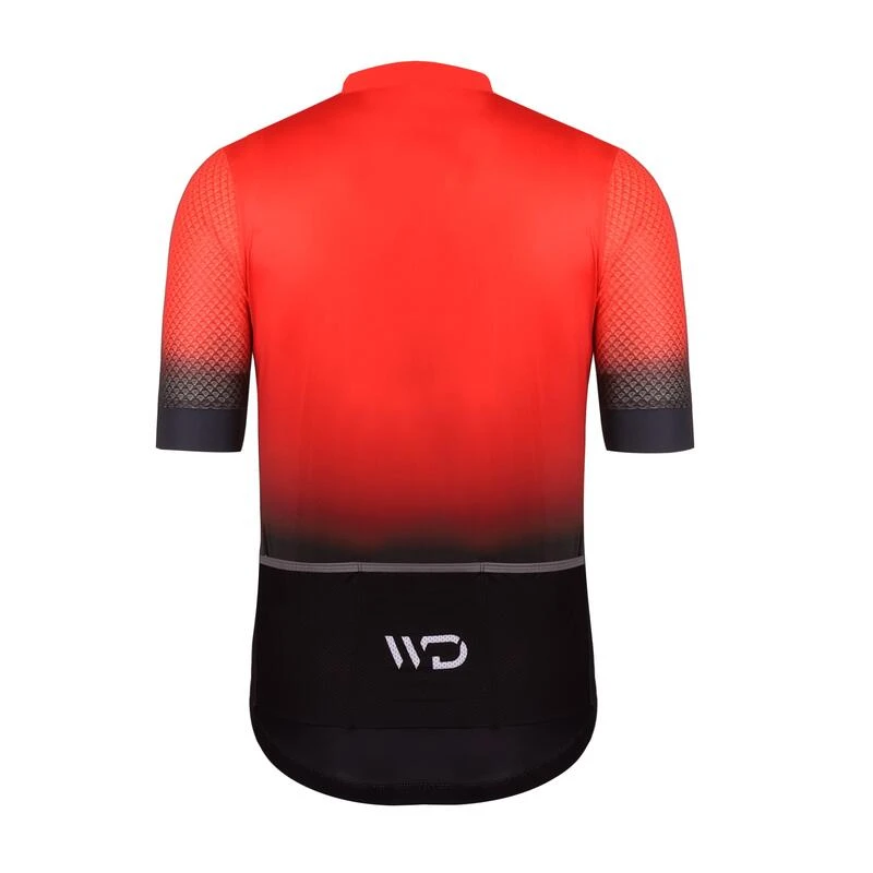 MAILLOT VELO PERFORMANCE Noir/rouge 4 MAILLOT VELO PERFORMANCE Noir/rouge – Image 2