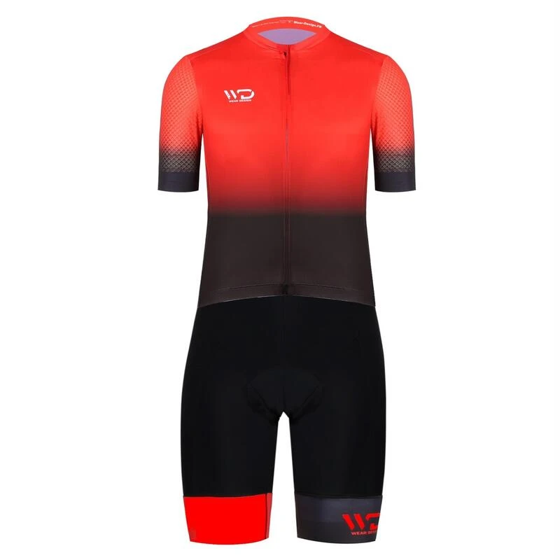MAILLOT VELO PERFORMANCE Noir/rouge 5 MAILLOT VELO PERFORMANCE Noir/rouge – Image 3