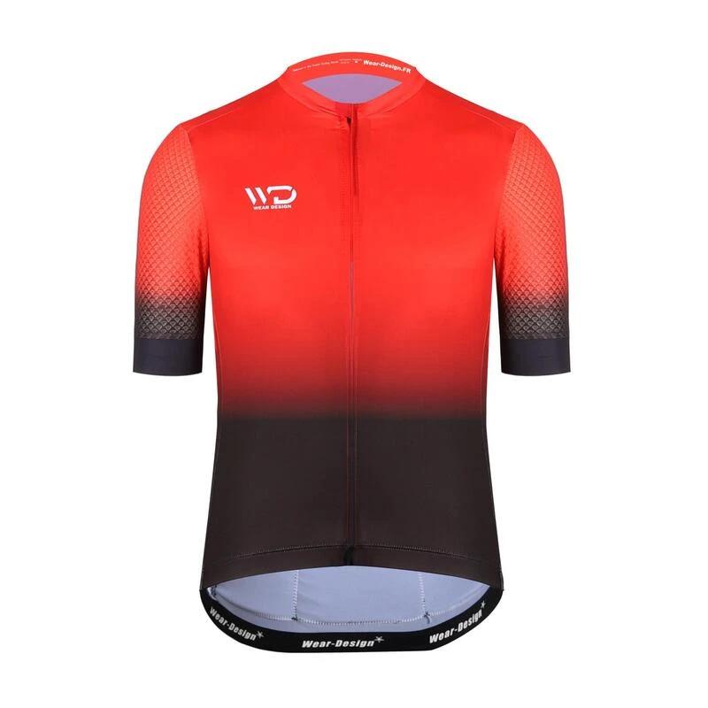 Maillot Velo PERFORMANCE Noir/rouge 3 Maillot Velo PERFORMANCE Noir/rouge