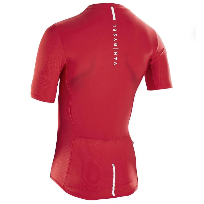 Maillot Vélo Route Manches Courtes été Homme - NEO-RACER Rouge 4 Maillot Vélo Route Manches Courtes été Homme - NEO-RACER Rouge – Image 2