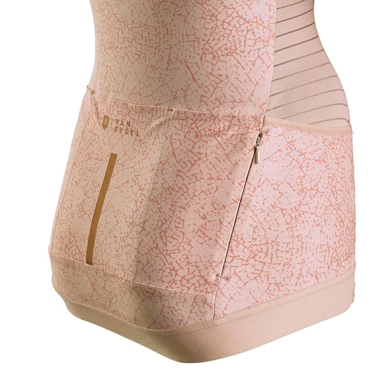 Maillot Vélo Route Manches Courtes Racer Femme Cracked Nude 5 Maillot Vélo Route Manches Courtes Racer Femme Cracked Nude – Image 3