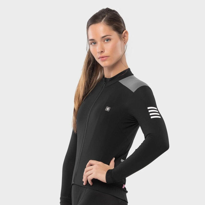 Maillot Vélo Thermique Femme M4 Selva Negra 5 Maillot Vélo Thermique Femme M4 Selva Negra – Image 3