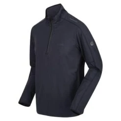 Regatta Makhill Maillot De Vélo Zippé à Moitié Pour Homme - Gris Moyen