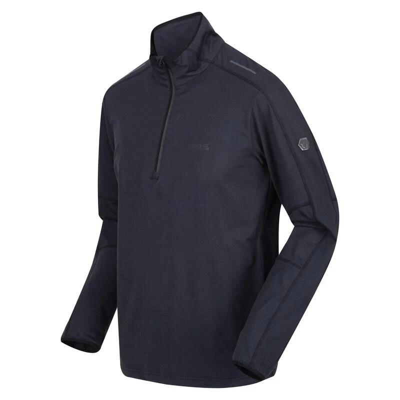 Regatta Makhill Maillot De Vélo Zippé à Moitié Pour Homme - Gris Moyen 3 Regatta Makhill Maillot De Vélo Zippé à Moitié Pour Homme - Gris Moyen