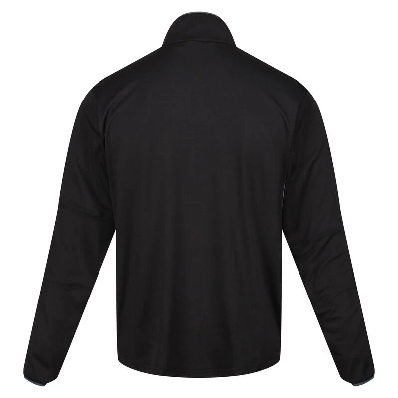 Regatta Makhill Maillot De Vélo Zippé à Moitié Pour Homme - Noir 6 Regatta Makhill Maillot De Vélo Zippé à Moitié Pour Homme - Noir – Image 4