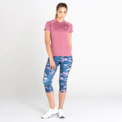 Dare 2b Outdare III Maillot De Fitness Zippé à Moitié Pour Femme - Rose -Vélo Mania outdare iii maillot de fitness zippe a moitie pour femme rose 4