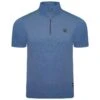 Dare 2b Pedal It Out T-shirt De Cyclisme Zippé à Moitié Pour Homme - Bleu 1 Dare 2b Pedal It Out T-shirt De Cyclisme Zippé à Moitié Pour Homme - Bleu -Vélo Mania pedal it out t shirt de cyclisme zippe a moitie pour homme bleu