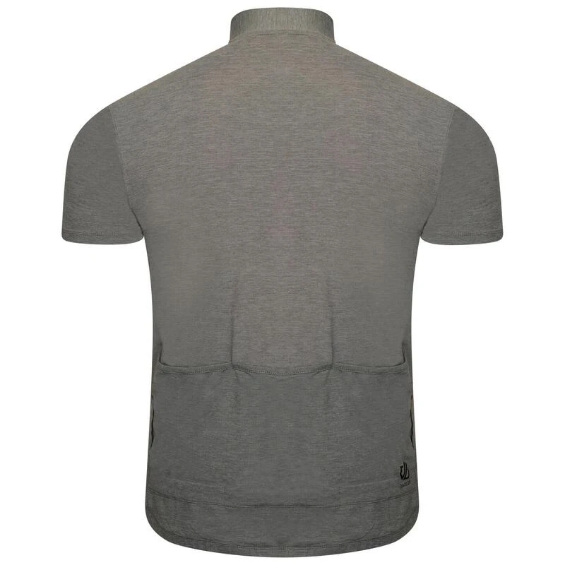 Dare 2b Pedal It Out T-shirt De Cyclisme Zippé à Moitié Pour Homme - Vert Pâle 5 Dare 2b Pedal It Out T-shirt De Cyclisme Zippé à Moitié Pour Homme - Vert Pâle – Image 3