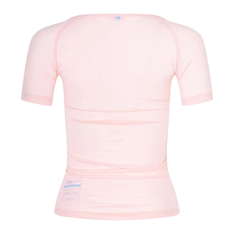 Isadore Première Couche Manche Courte Mérinos Pour Femme Rose 4 Isadore Première Couche Manche Courte Mérinos Pour Femme Rose – Image 2