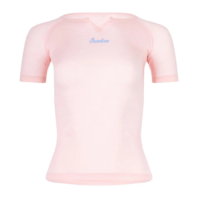 Isadore Première Couche Manche Courte Mérinos Pour Femme Rose 3 Isadore Première Couche Manche Courte Mérinos Pour Femme Rose