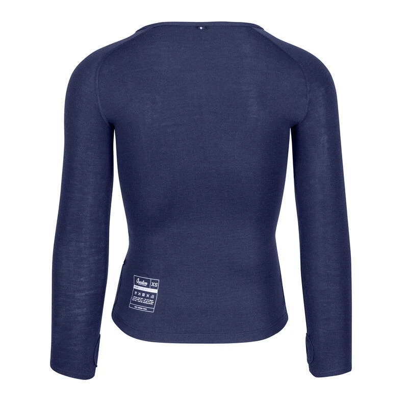 Isadore Première Couche Manche Longue Mérinos Maritime Blue 4 Isadore Première Couche Manche Longue Mérinos Maritime Blue – Image 2