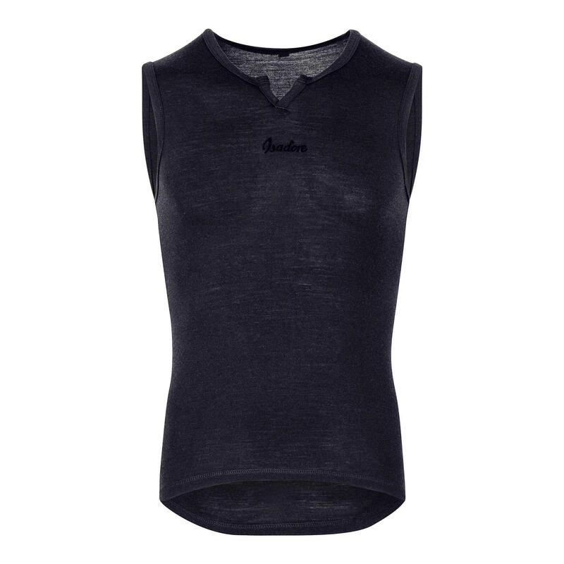 Isadore Première Couche Sans Manches Mérinos Black 3 Isadore Première Couche Sans Manches Mérinos Black