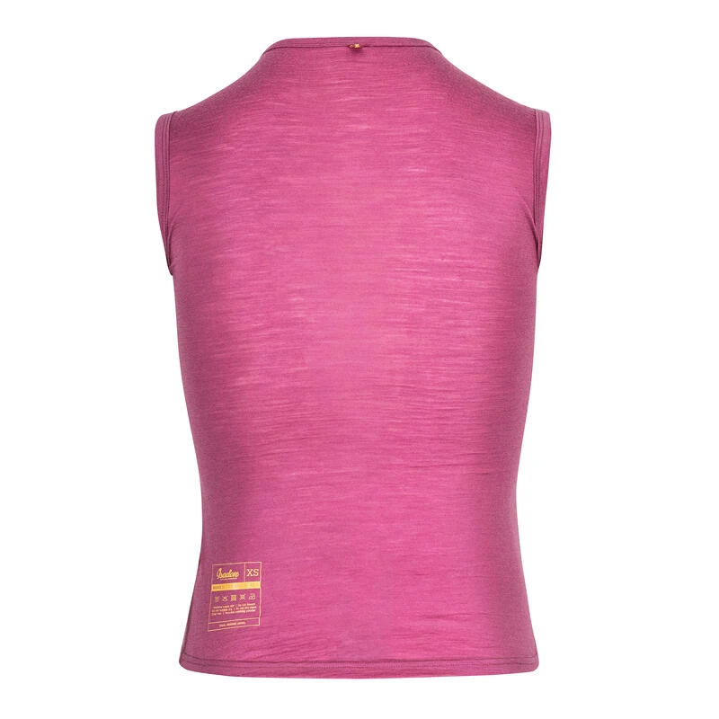 Isadore Première Couche Sans Manches Mérinos Crushed Berry 4 Isadore Première Couche Sans Manches Mérinos Crushed Berry – Image 2