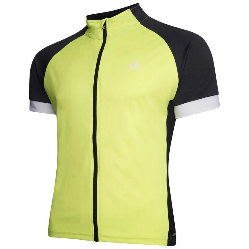 Dare 2b Protraction Homme Cyclosport Maillot - Jaune Clair / Noir 4 Dare 2b Protraction Homme Cyclosport Maillot - Jaune Clair / Noir – Image 2