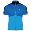 Dare 2b Protraction II T-shirt De Cyclisme Zippé à Manches Courtes Pour Homme - Bleu -Vélo Mania protraction ii t shirt de cyclisme zippe a manches courtes pour homme bleu