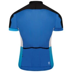 Dare 2b Protraction II T-shirt De Cyclisme Zippé à Manches Courtes Pour Homme - Bleu -Vélo Mania protraction ii t shirt de cyclisme zippe a manches courtes pour homme bleu 2