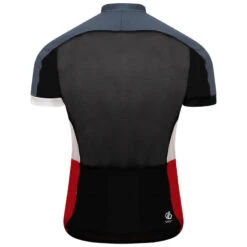 Dare 2b Protraction II T-shirt De Cyclisme Zippé à Manches Courtes Pour Homme - Rouge -Vélo Mania protraction ii t shirt de cyclisme zippe a manches courtes pour homme rouge 2