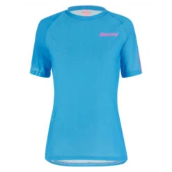 Santini Sasso - Maillot Mtb Femme Turquoise Velò