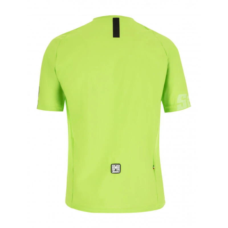 Santini Sasso - Maillot Mtb - Unisex - Vert-fluo - Vélo 4 Santini Sasso - Maillot Mtb - Unisex - Vert-fluo - Vélo – Image 2