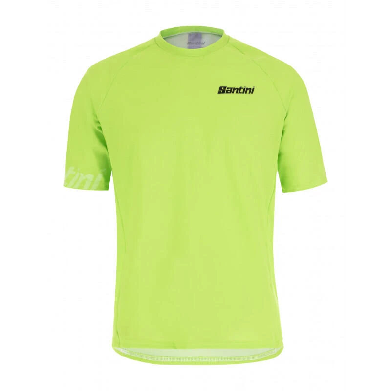 Santini Sasso - Maillot Mtb - Unisex - Vert-fluo - Vélo 3 Santini Sasso - Maillot Mtb - Unisex - Vert-fluo - Vélo