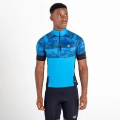 Dare 2b Stay The Course II T-shirt De Cyclisme Zippé à Moitié Pour Homme - Bleu Vif 10 Dare 2b Stay The Course II T-shirt De Cyclisme Zippé à Moitié Pour Homme - Bleu Vif -Vélo Mania stay the course ii t shirt de cyclisme zippe a moitie pour homme bleu vif 3
