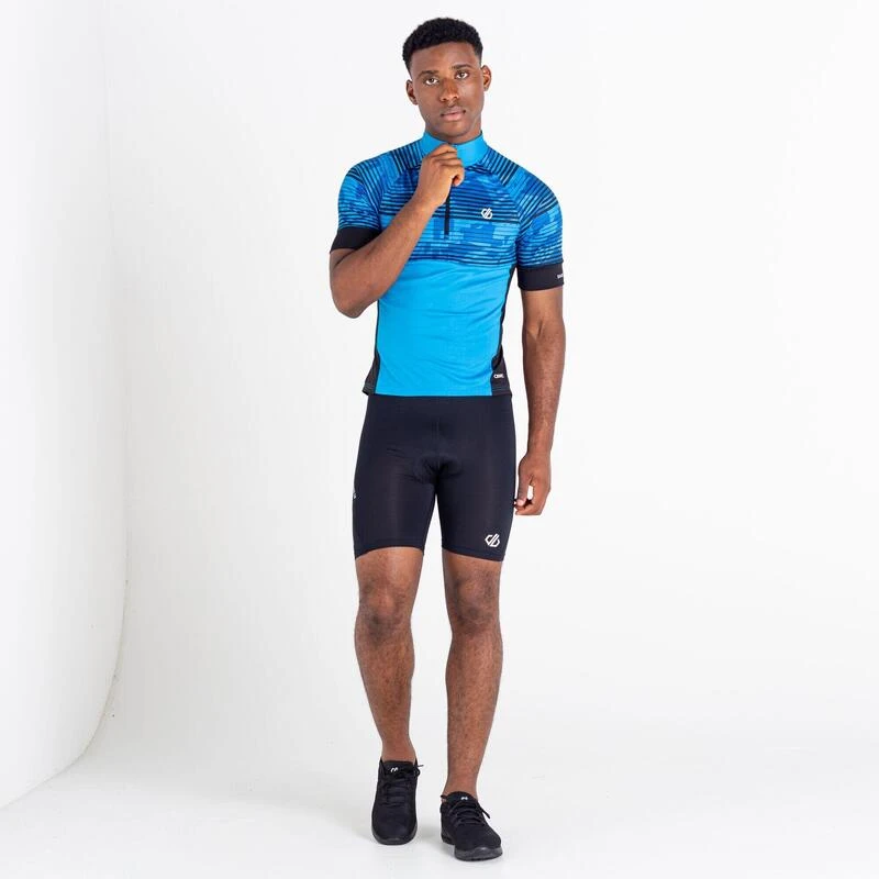 Dare 2b Stay The Course II T-shirt De Cyclisme Zippé à Moitié Pour Homme - Bleu Vif 7 Dare 2b Stay The Course II T-shirt De Cyclisme Zippé à Moitié Pour Homme - Bleu Vif – Image 5