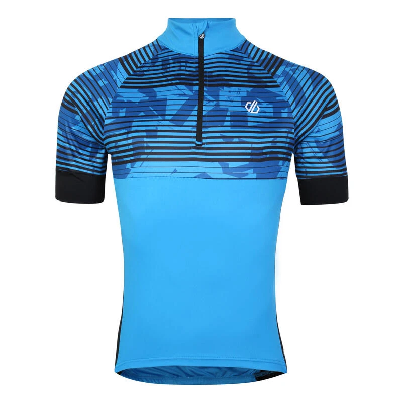 Dare 2b Stay The Course II T-shirt De Cyclisme Zippé à Moitié Pour Homme - Bleu Vif 3 Dare 2b Stay The Course II T-shirt De Cyclisme Zippé à Moitié Pour Homme - Bleu Vif