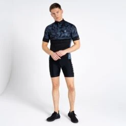Dare 2b Stay The Course II T-shirt De Cyclisme Zippé à Moitié Pour Homme - Noir -Vélo Mania stay the course ii t shirt de cyclisme zippe a moitie pour homme noir 3