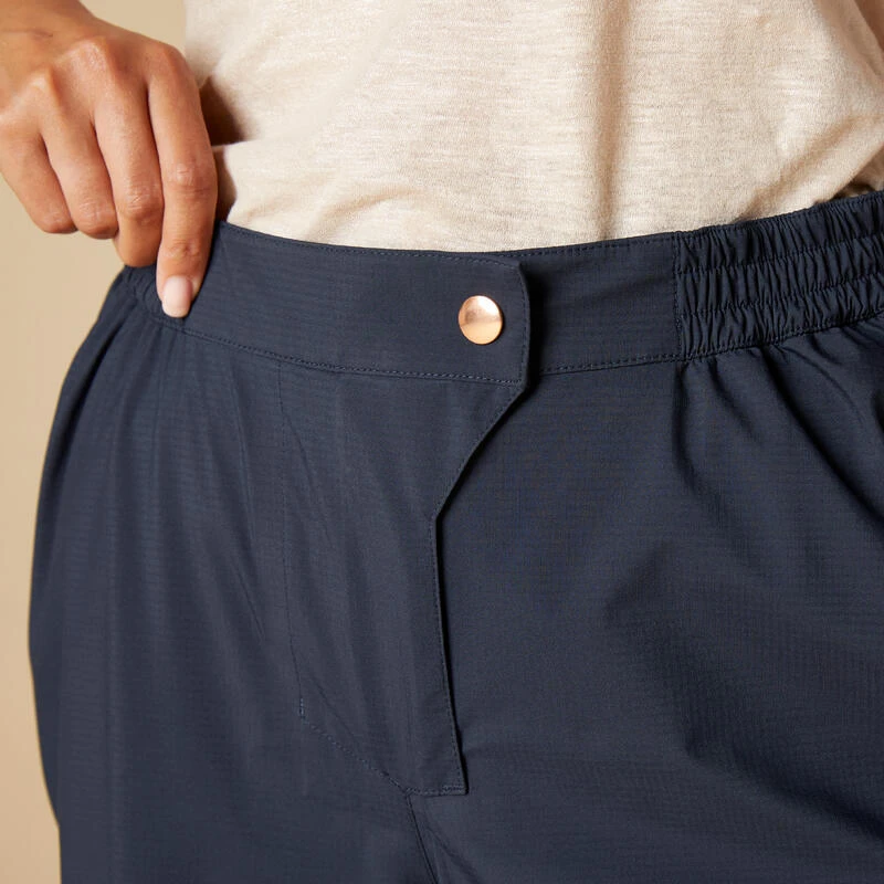 BTWIN SURPANTALON PLUIE VELO VILLE 900 BLEU FEMME 7 BTWIN SURPANTALON PLUIE VELO VILLE 900 BLEU FEMME – Image 5