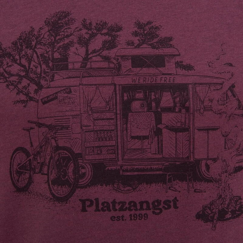 T-shirt Du Camp Manches Courtes - Violet 4 T-shirt Du Camp Manches Courtes - Violet – Image 2