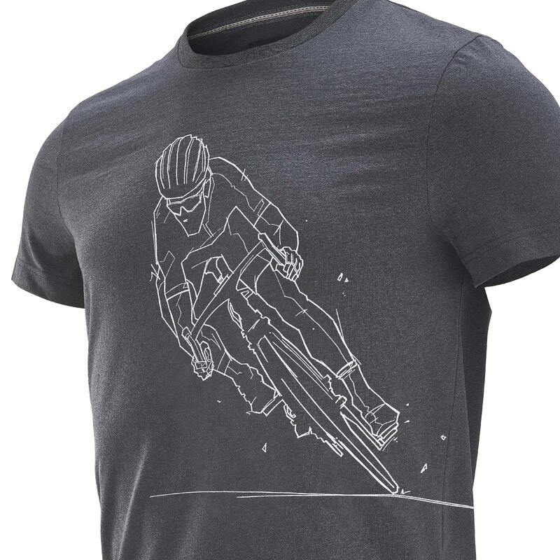 T-shirt Made In France - Brigade Du Pavé Coureur Gris 4 T-shirt Made In France - Brigade Du Pavé Coureur Gris – Image 2