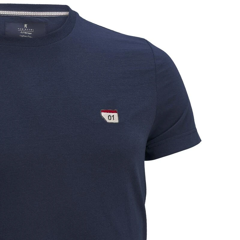T-shirt Made In France - Brigade Du Pavé Dossard Bleu 5 T-shirt Made In France - Brigade Du Pavé Dossard Bleu – Image 3