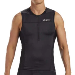 Top De Triathlon Hommes Core Triathlon Tank - Black ZOOT