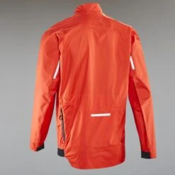 Rockrider VESTE COUPE PLUIE VELO VTT EXPL 500 ROUGE -Vélo Mania veste coupe pluie velo vtt expl 500 rouge 3