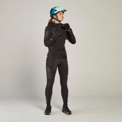 Rockrider VESTE HIVER VELO VTT FEMME NOIR 9 Rockrider VESTE HIVER VELO VTT FEMME NOIR -Vélo Mania veste hiver velo vtt femme noir 2