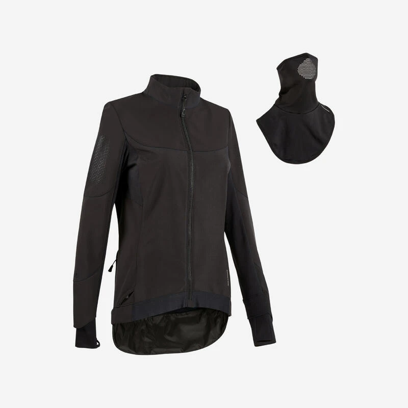 Rockrider VESTE HIVER VELO VTT FEMME NOIR 3 Rockrider VESTE HIVER VELO VTT FEMME NOIR