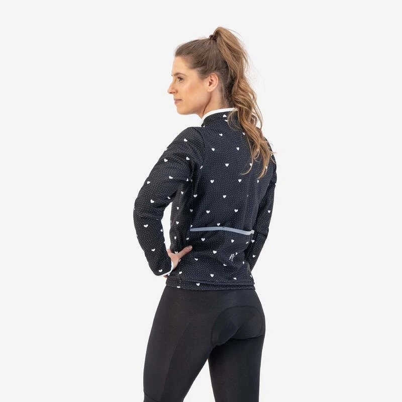 Rogelli Veste Velo Hiver Femme - Hearts 5 Rogelli Veste Velo Hiver Femme - Hearts – Image 3