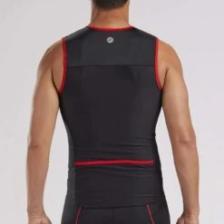 Vélo Mania -Vélo Mania zoot hommes core triathlon tank cardinal 1
