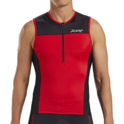 ZOOT Hommes Core Triathlon Tank - Cardinal -