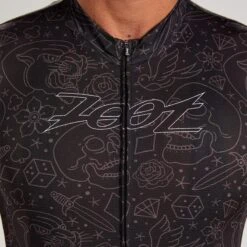ZOOT Hommes LTD Vélo Aéro Maillot - Black Roar - -Vélo Mania zoot hommes ltd velo aero maillot black roar 2